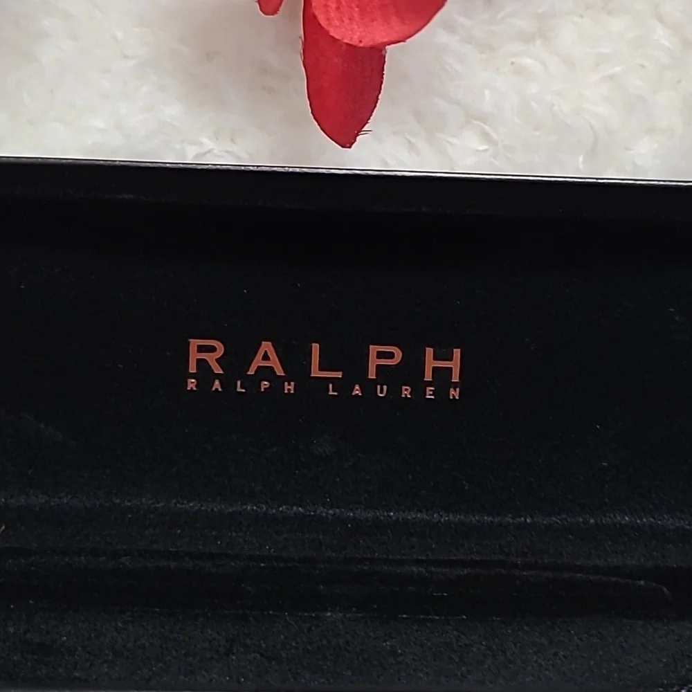 Ralph Lauren Clamshell Hard Case Eyeglasses Sunglasses Large Black Excellent con - Picture 3 of 10